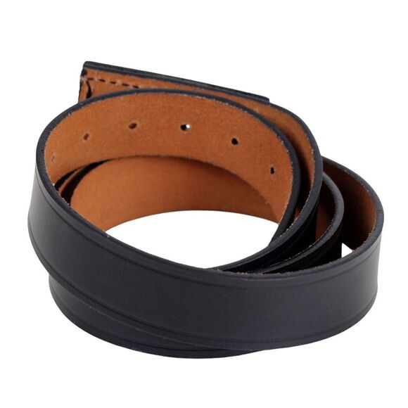 Red Kap BLACK GENUINE LEATHER 1 1/2"Wd CASUAL DRESS MEN'S BELT Sz XL/46-50 (F80 - Picture 3 of 10